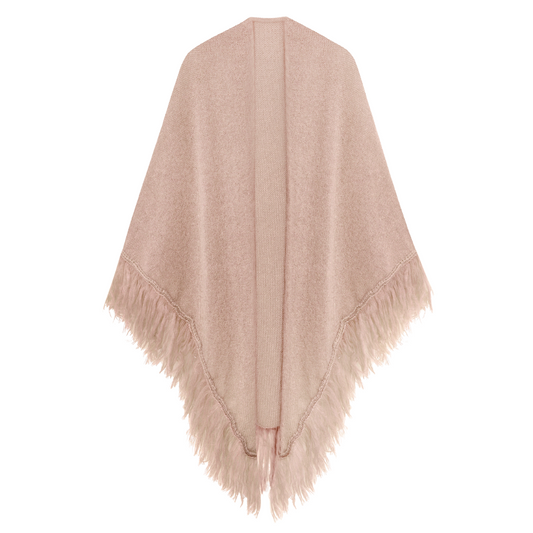 Chal BEIGE ROSADO